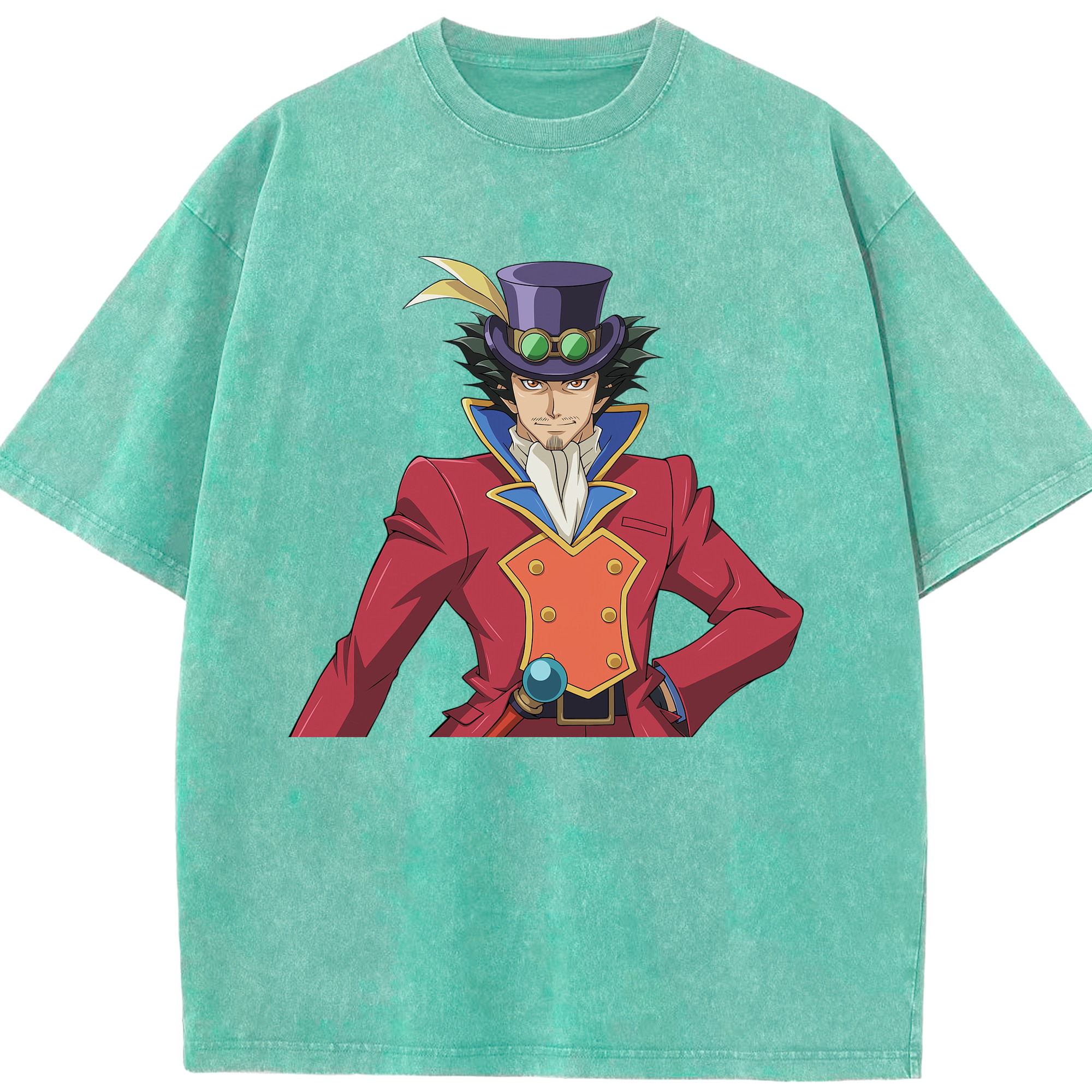 （画像用） 遊☆戯☆王 Yu-Gi-Oh! 綿100% ヴィンテージ風 半袖Tシャツ（フロントプリント）